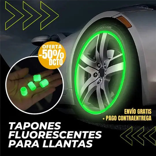 Tapones Luminosos para Ruedas