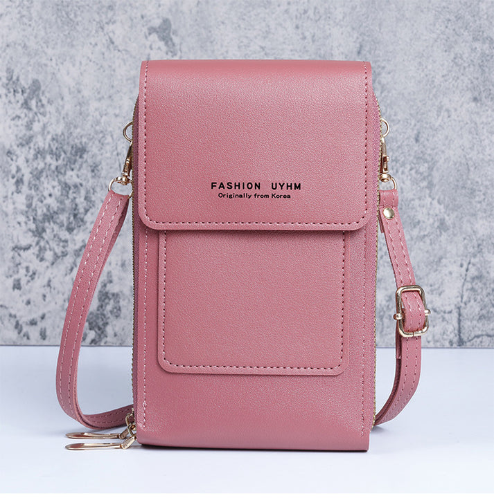 Cartera Billetera de Mano con Correa Cruzada