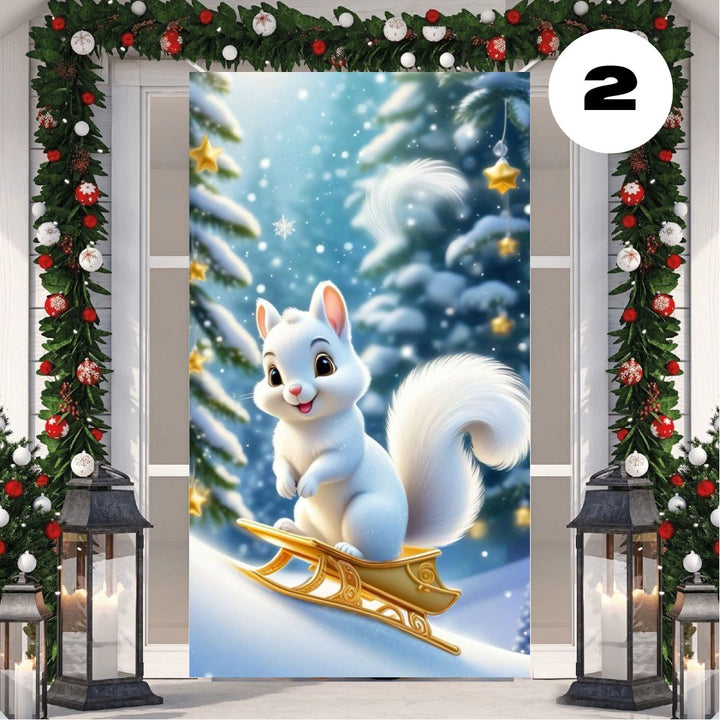 Forros Para Puerta Navideña