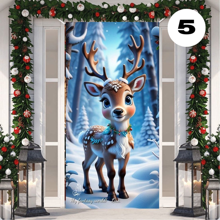 Forros Para Puerta Navideña