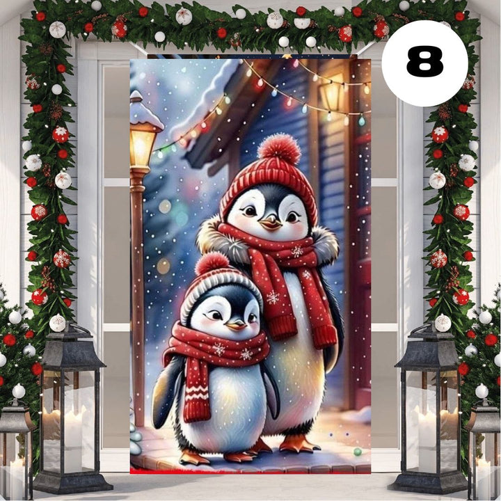 Forros Para Puerta Navideña