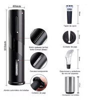 VinoLux | Kit Destapador de vino eléctrico