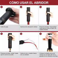 VinoLux | Kit Destapador de vino eléctrico