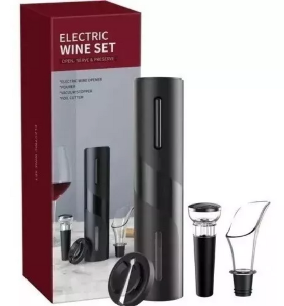 VinoLux | Kit Destapador de vino eléctrico
