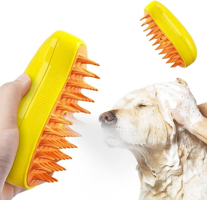 PetGlow - Cepillo Con Vapor Para Gatos y Perros