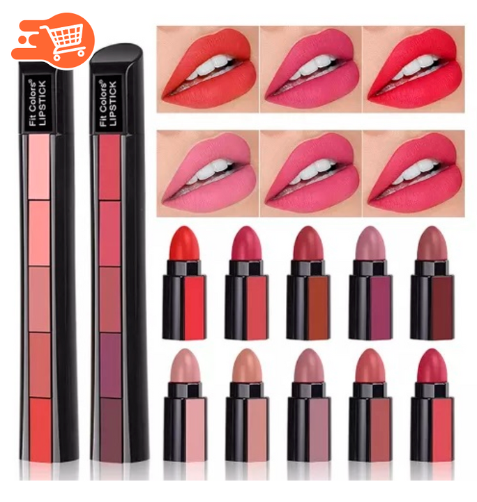Glam Lipstick 5 en 1