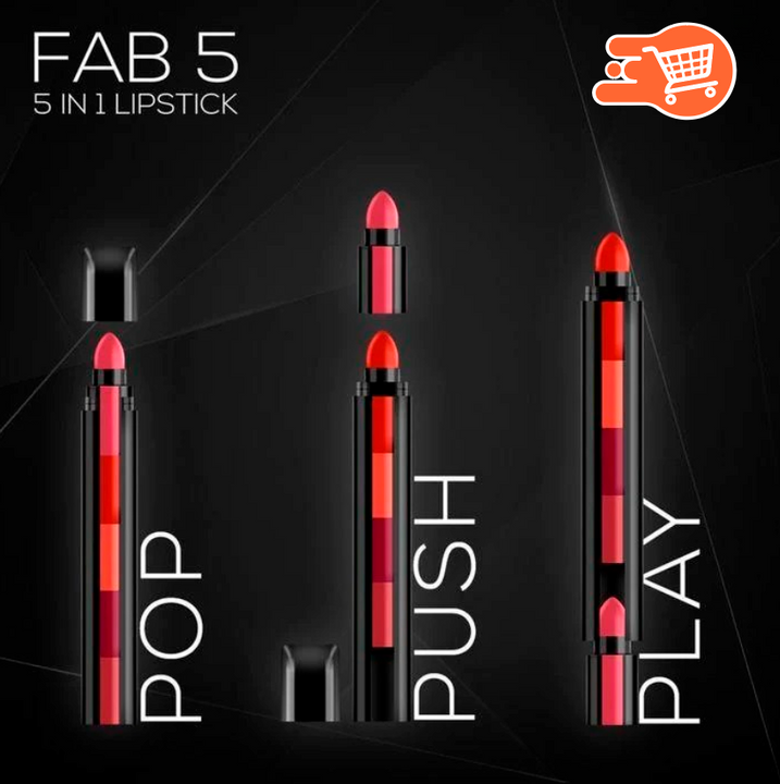 Glam Lipstick 5 en 1