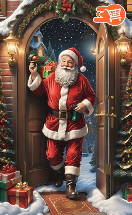 Forros Para Puerta Navideña