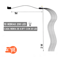 Cascada Mágica Navideña