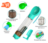 PetHidrat Pro | Almacena agua, alimento y bolsas.