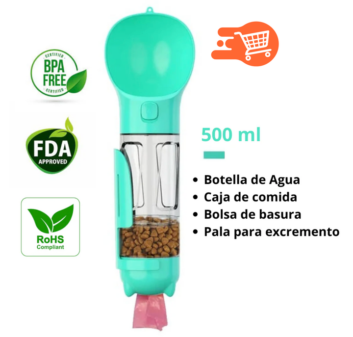 PetHidrat Pro | Almacena agua, alimento y bolsas.