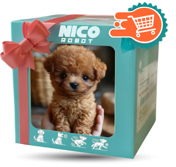 Perrito miniatura realista de juguete