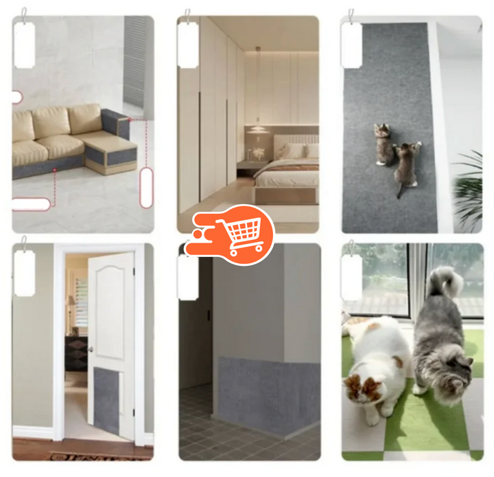 Tapete adhesivo para muebles rascador de gatos