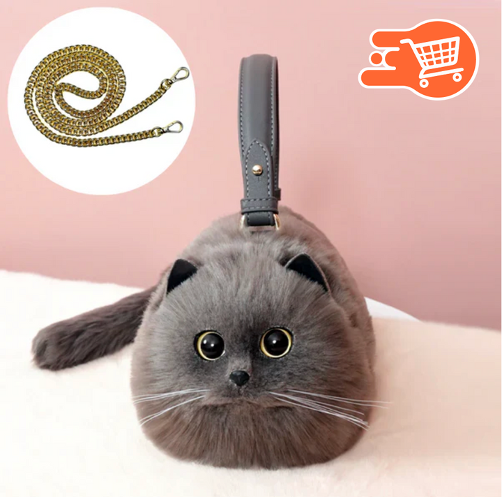 Bolsa ultra realista de gato