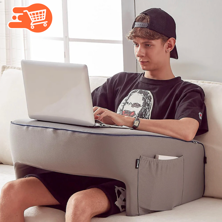 Soporte de almohada para computador en cama