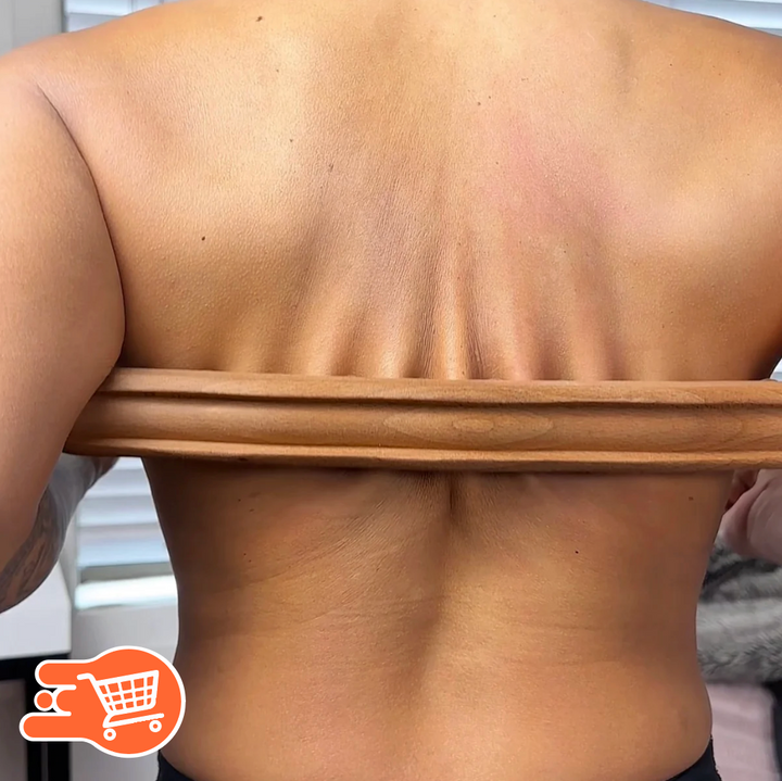 Barra de madera para masaje