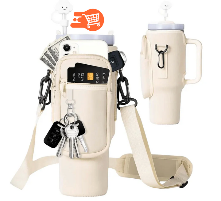 Estuche porta termo con correa ajustable