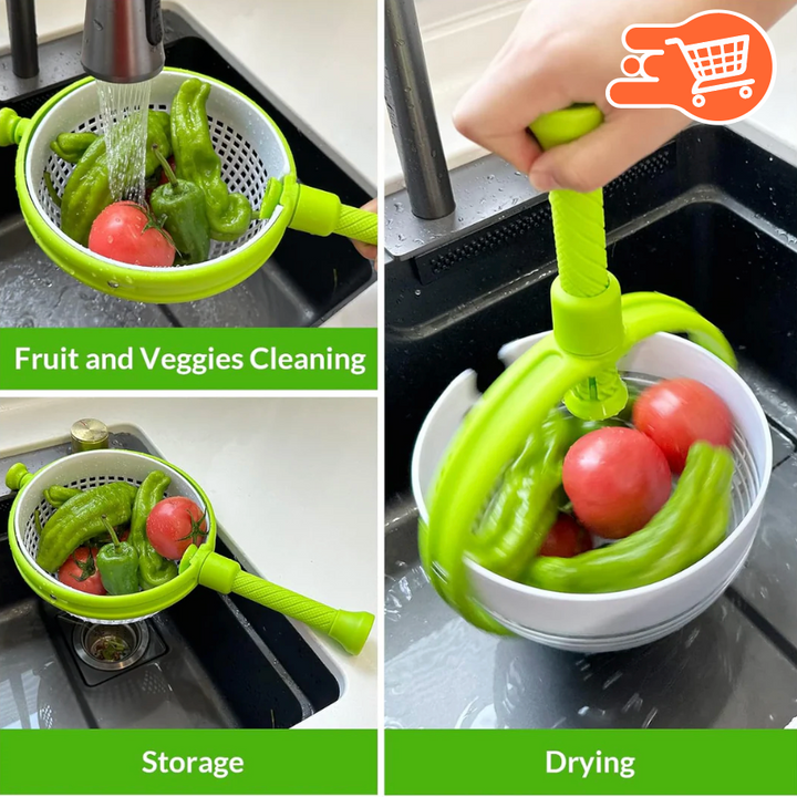 Escurridor Giratorio de Verduras y Ensaladas