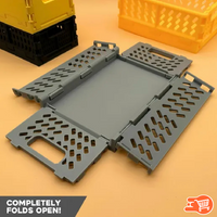 Caja de almacenamiento plegable y apilable imprimible en 3D