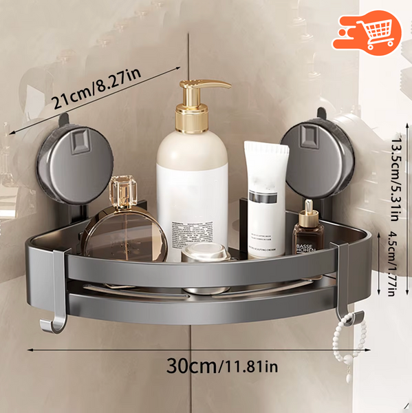 Estante con ventosa para ducha | 2 UNIDADES