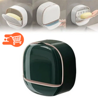 Caja de jabón para baño con desagüe