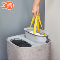 Cesto de ropa con separador Total