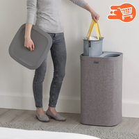 Cesto de ropa con separador Total