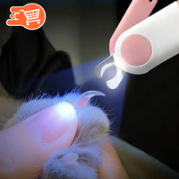 Cortauñas electronico LED para mascotas