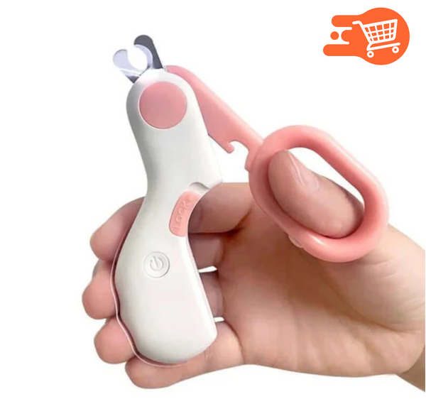 Cortauñas electronico LED para mascotas