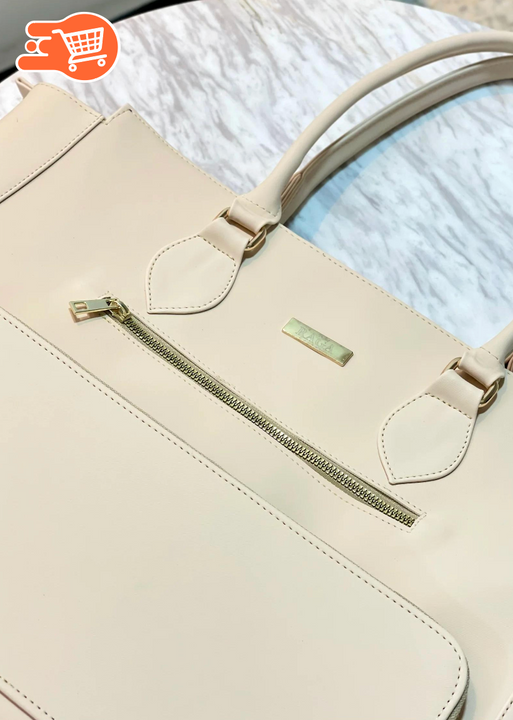 Bolsa elegante con bolsillo lonchera
