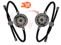 Pulseras vibratorias e iluminadas para parejas