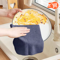 20 unidades/caja de toallas de microfibra absorbentes para limpieza de cocina