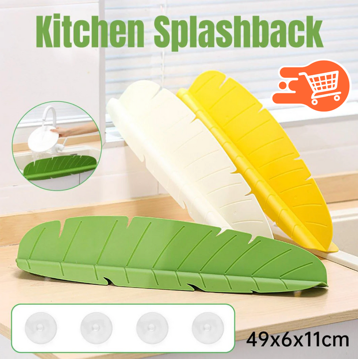 Protector contra salpicaduras de fregadero