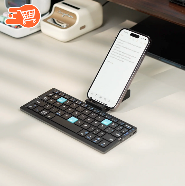 Plegable Bolsillo Bluetooth Teclado para Tableta & Teléfono