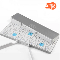 Plegable Bolsillo Bluetooth Teclado para Tableta & Teléfono