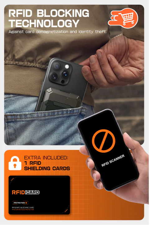 Wallet magnetica para celular