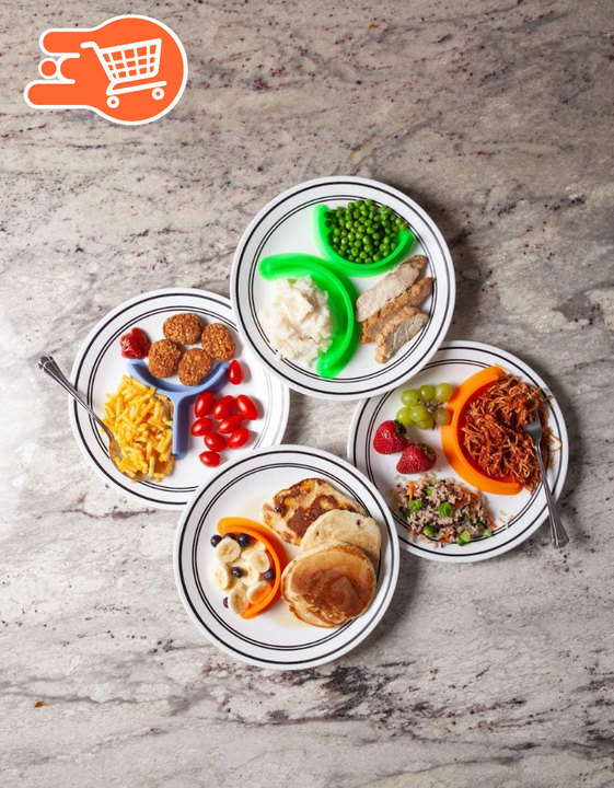 Separador de comida de silicona