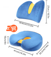 Cojín ergonómico de asiento, protección de cadera y cintura