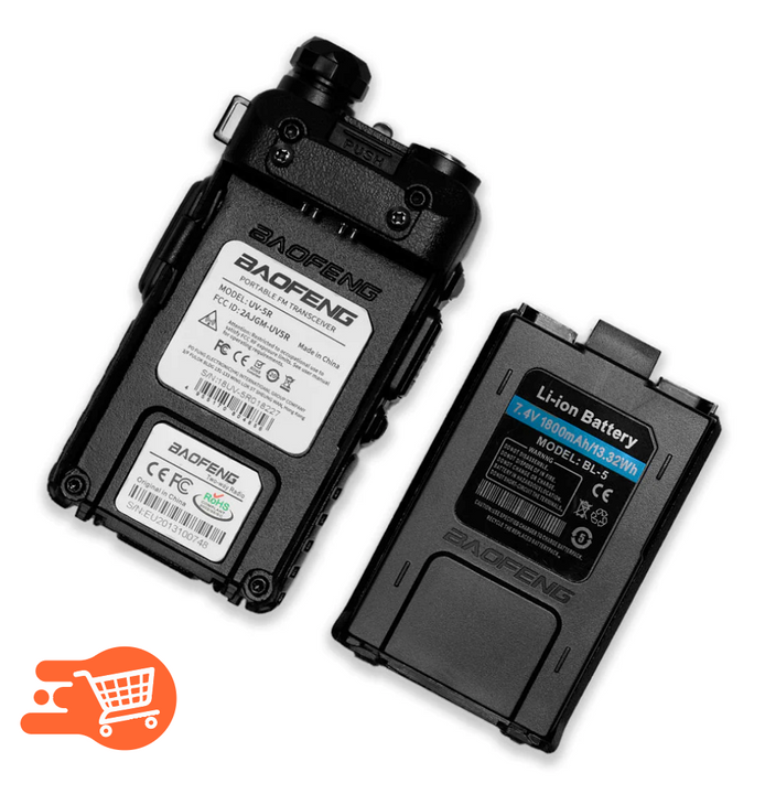 Radio de doble banda UV-5R de 5 W