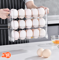 Organizador de Huevos de 3 Niveles (30 Puestos)