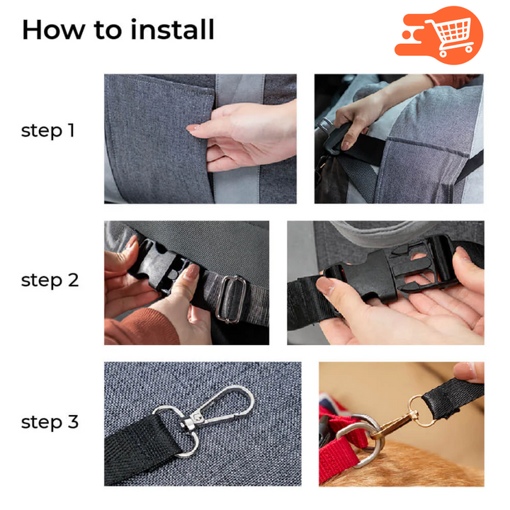 Bolso Cama para mascota con asiento de carro