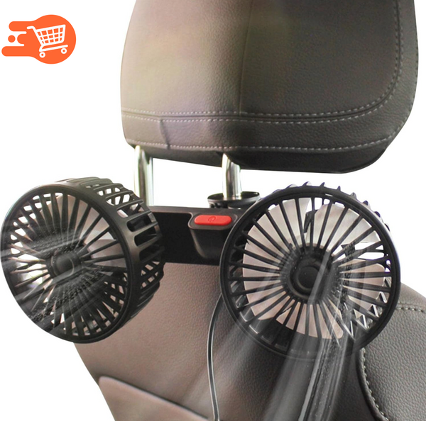 Ventilador doble para carro