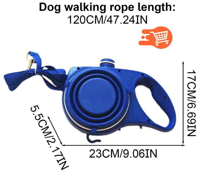 Correa para Perro con bebedero de Agua