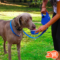 Correa para Perro con bebedero de Agua