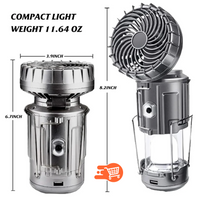 Lampara ventilador solar