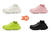 Zapatos zuecos tipo calcetín anti agua