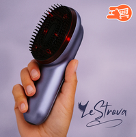 Peine de Masaje Eléctrico con Terapia de Luz Roja