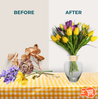 Soporte de tallo en espiral para arreglos florales