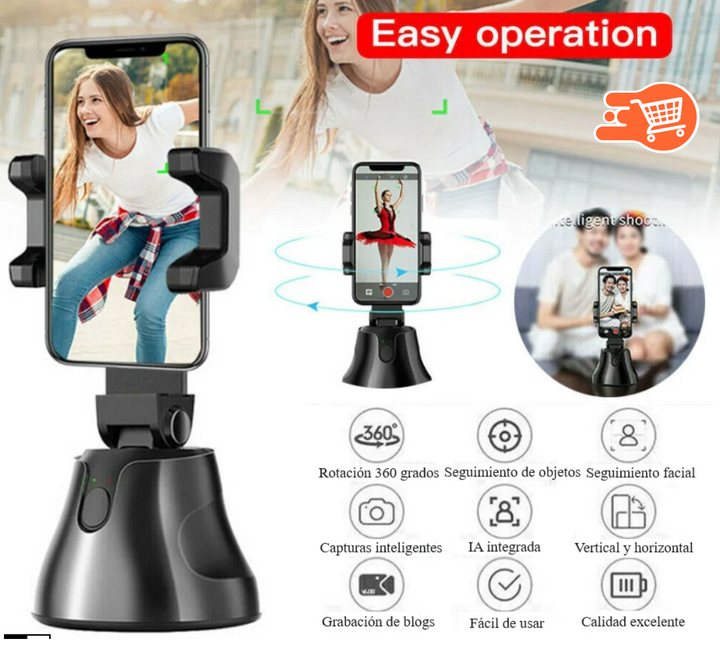 SOPORTE PARA CELULAR ROBÓTICO 360°