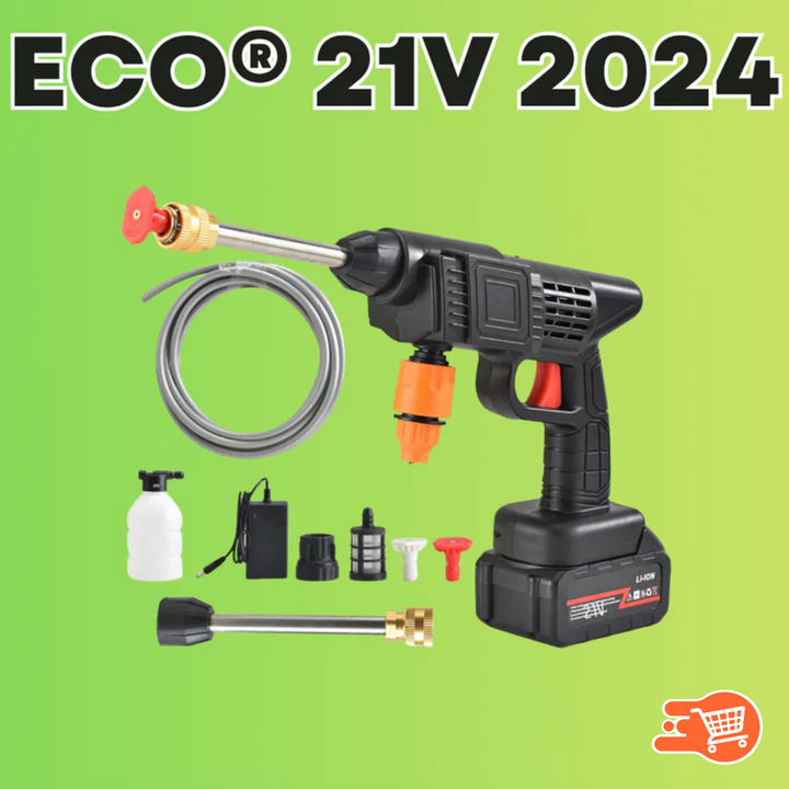 HIDROLAVADORA INALÁMBRICA PORTÁTIL DE ALTA PRESIÓN | VIENE KIT COMPLETO